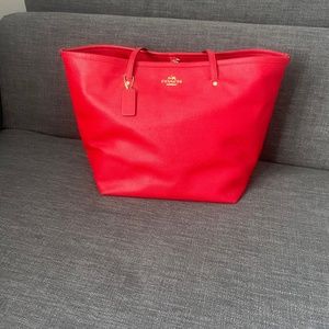 Coach cross grain large tote